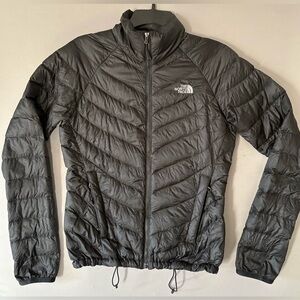 The North Face Black Puffer Jacket Women XS 800 Down Pertex Quantum